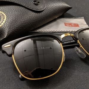 Clubmaster polarized ray ban